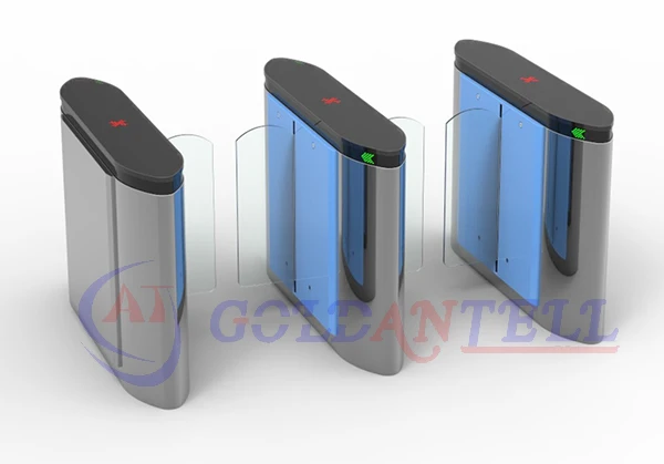 CE approved access control gate turnstile flap barrier