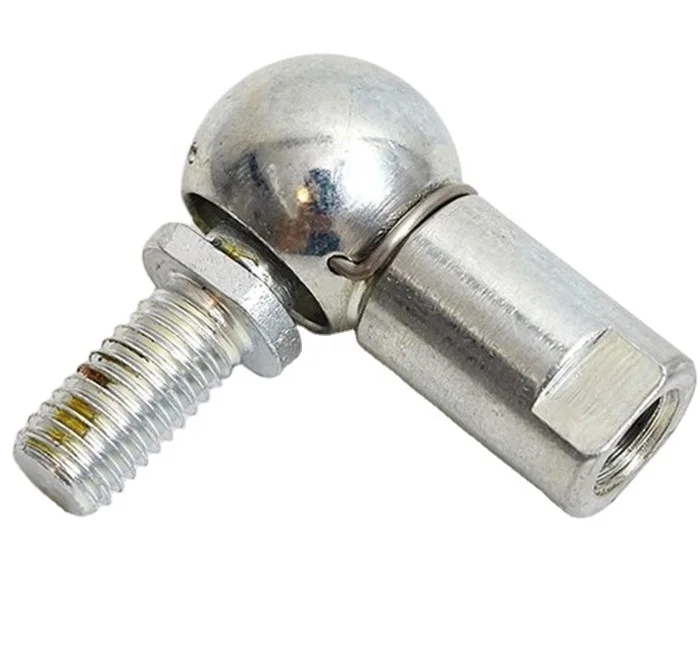 Factory supply customized Din 71802 M5 M6 M8 carbon steel standard angle ball joint tool for auto spare parts