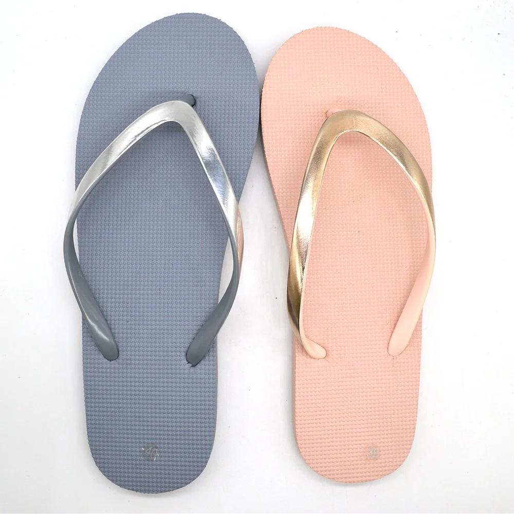 Simple Nude Lady Slippers Women Sandal Made in China