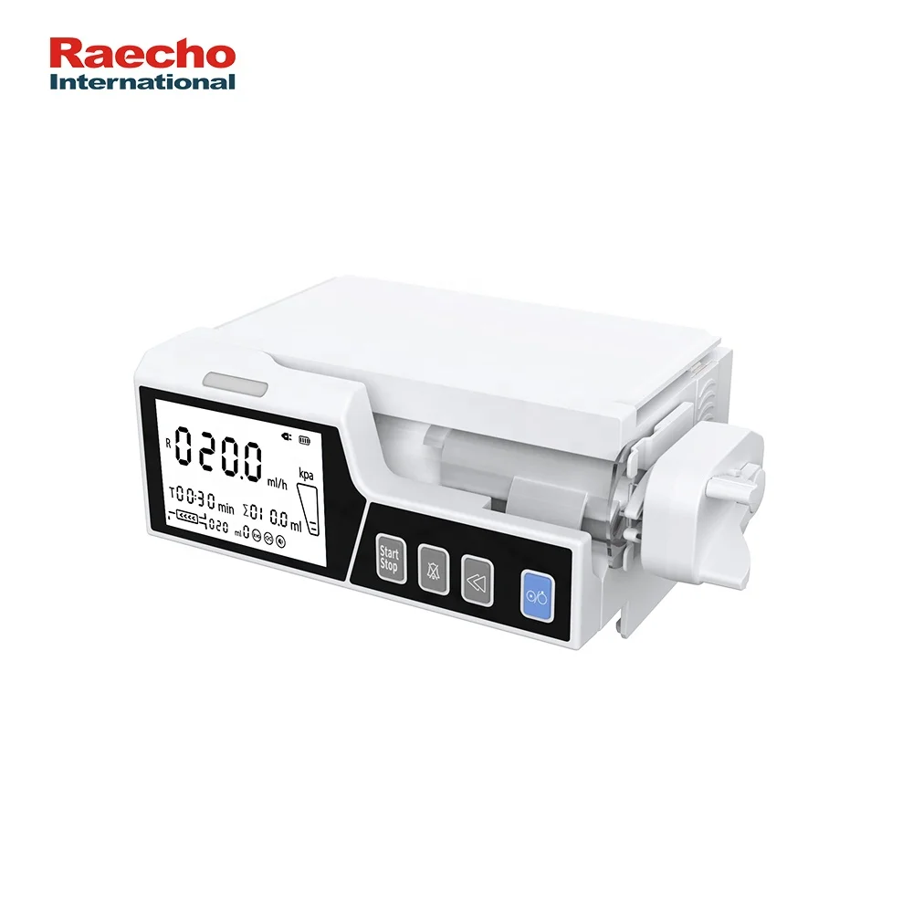 Single Channel Syringe Pump Infusion Medical Portable Electric Syringe Pump