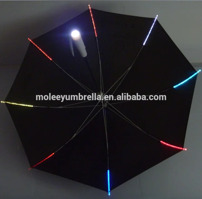 Chinese Shenzhen Plastic Girls UV Parasol Victoria Secret Top LED Quality Umbrella