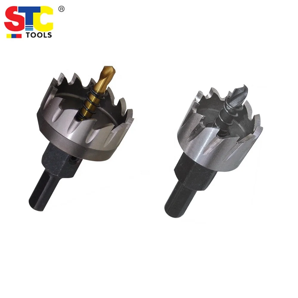 deep hole saw drill bit hss for metal hole cutter mandrel drill core drill bit bi metal hole saw