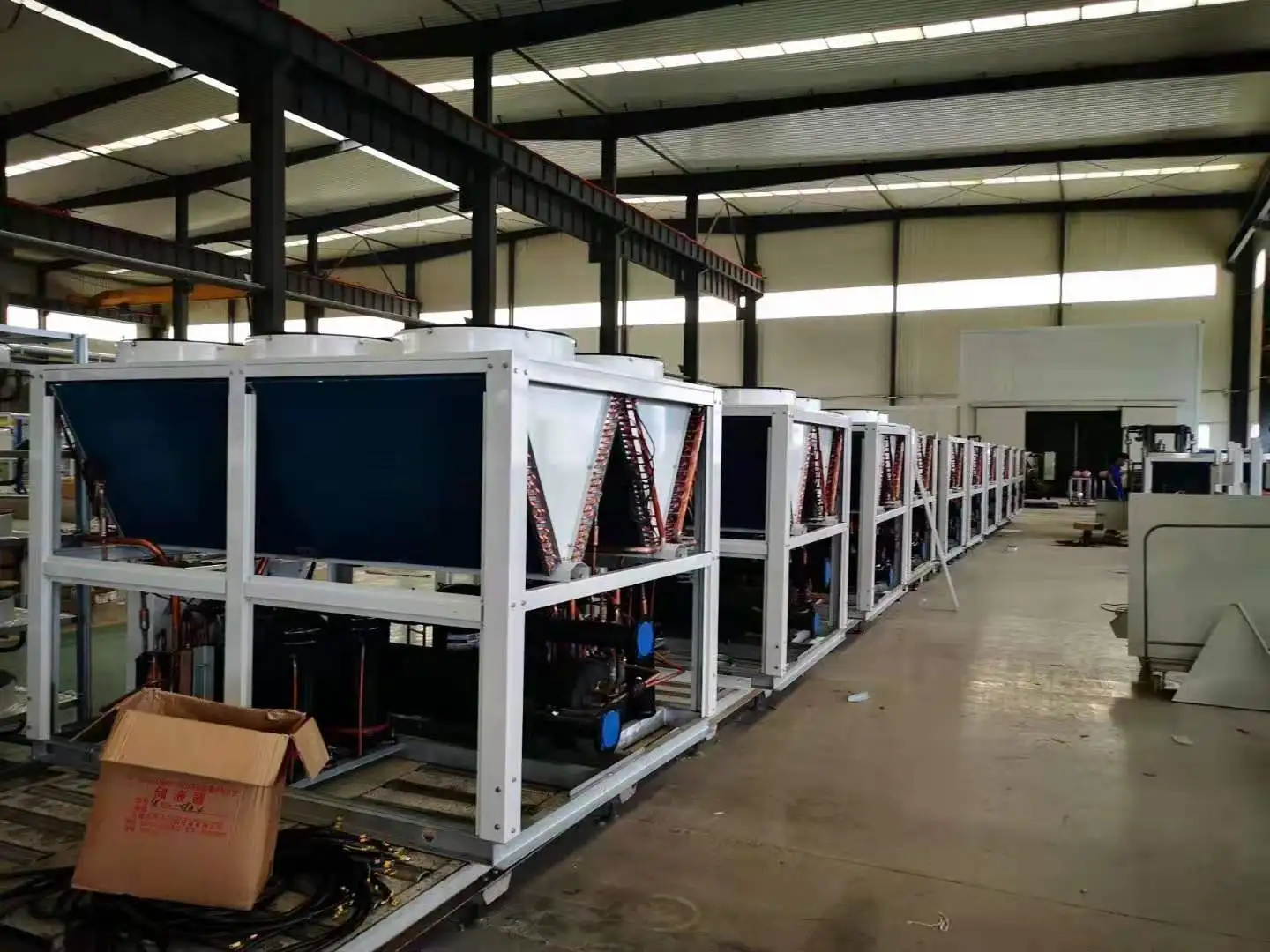 Customized modular type air cooled water chiller and heat pump 20kW-380kW cooling system