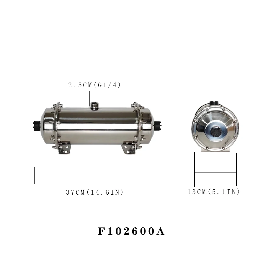 SWF102-600A из нержавеющей стали самоочищающийся портативный бытовой кран домашний Водоочиститель