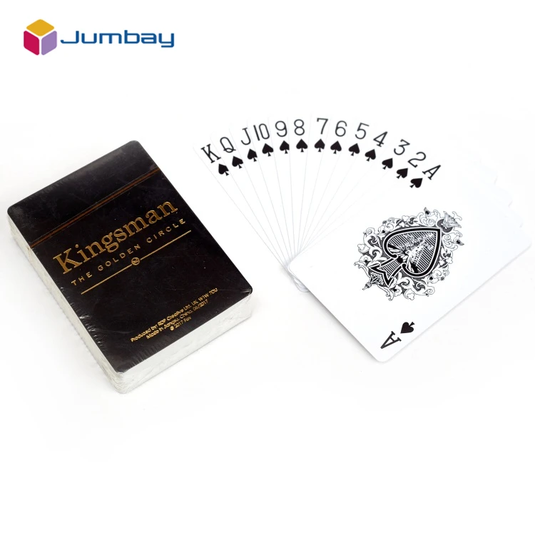 Professional playing cards double side custom pattern wholesale custom colorful playing cards