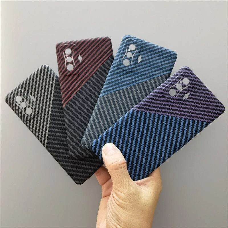 Matte Ultra Thin Hard Case For POCO F4 GT F3 5G PC Carbon Fiber Texture Pattern Phone Cover For Xioami POCO F3 F4GT Capa Bumper