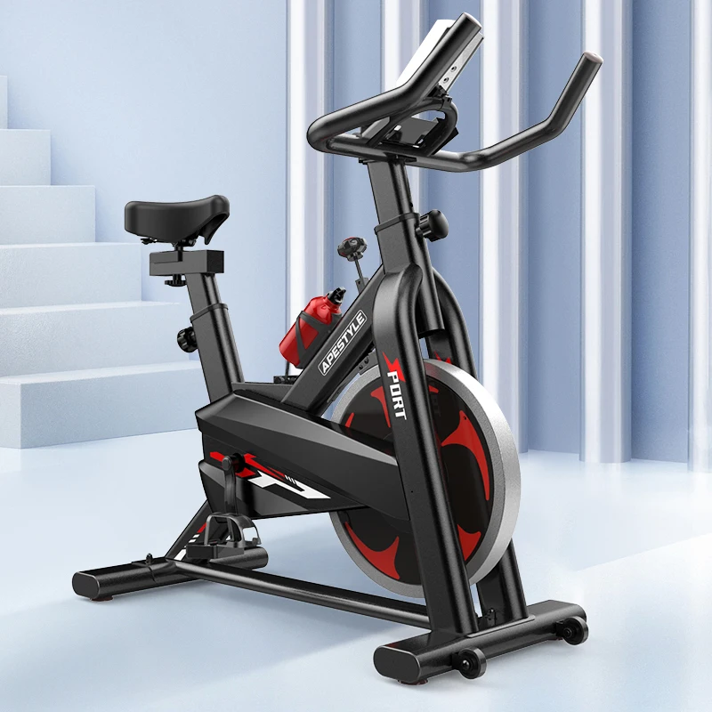 Yunpao professional electric folding 6KG flywheel weight gym bicycle home spinning bike fitness exercise machine