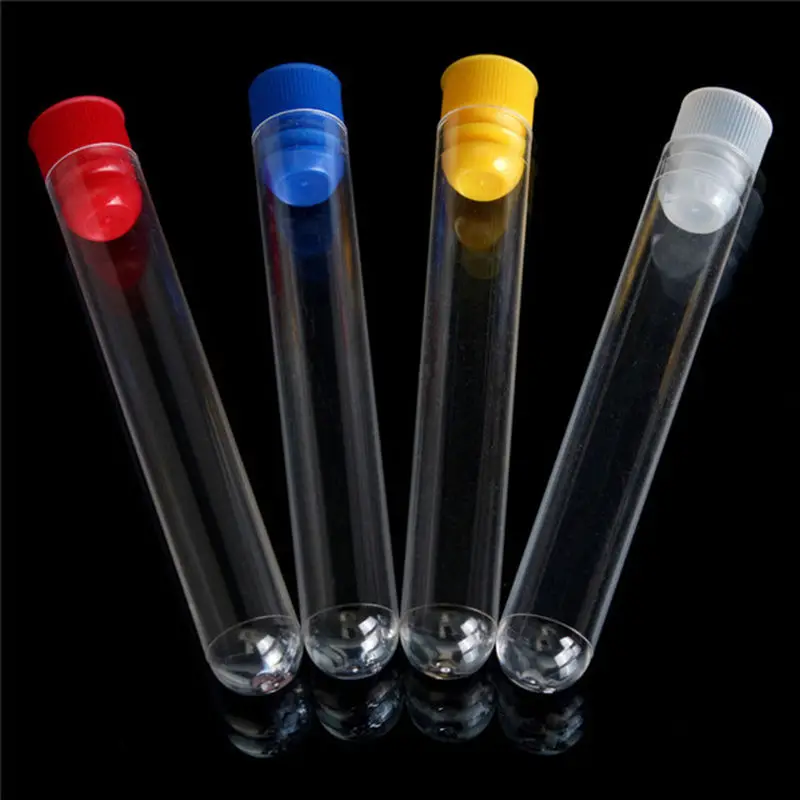round bottom 12*60mm 12*75mm 13*78mm 13*100mm 15*100mm 16*100mm transparent PS plastic material plastic test tube