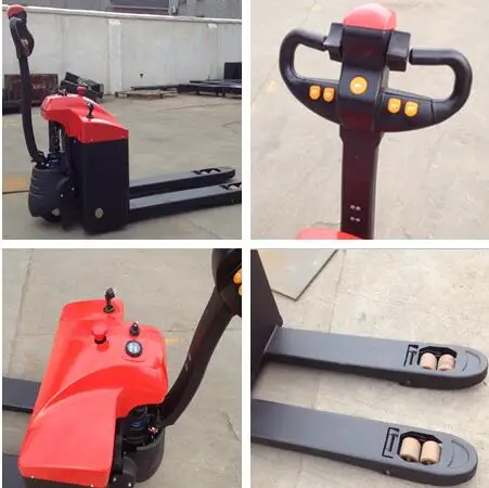 3300lbs 1500kg Full Electric Pallet Truck Walkie Electric Hand Forklifts Hand Pallet Truck