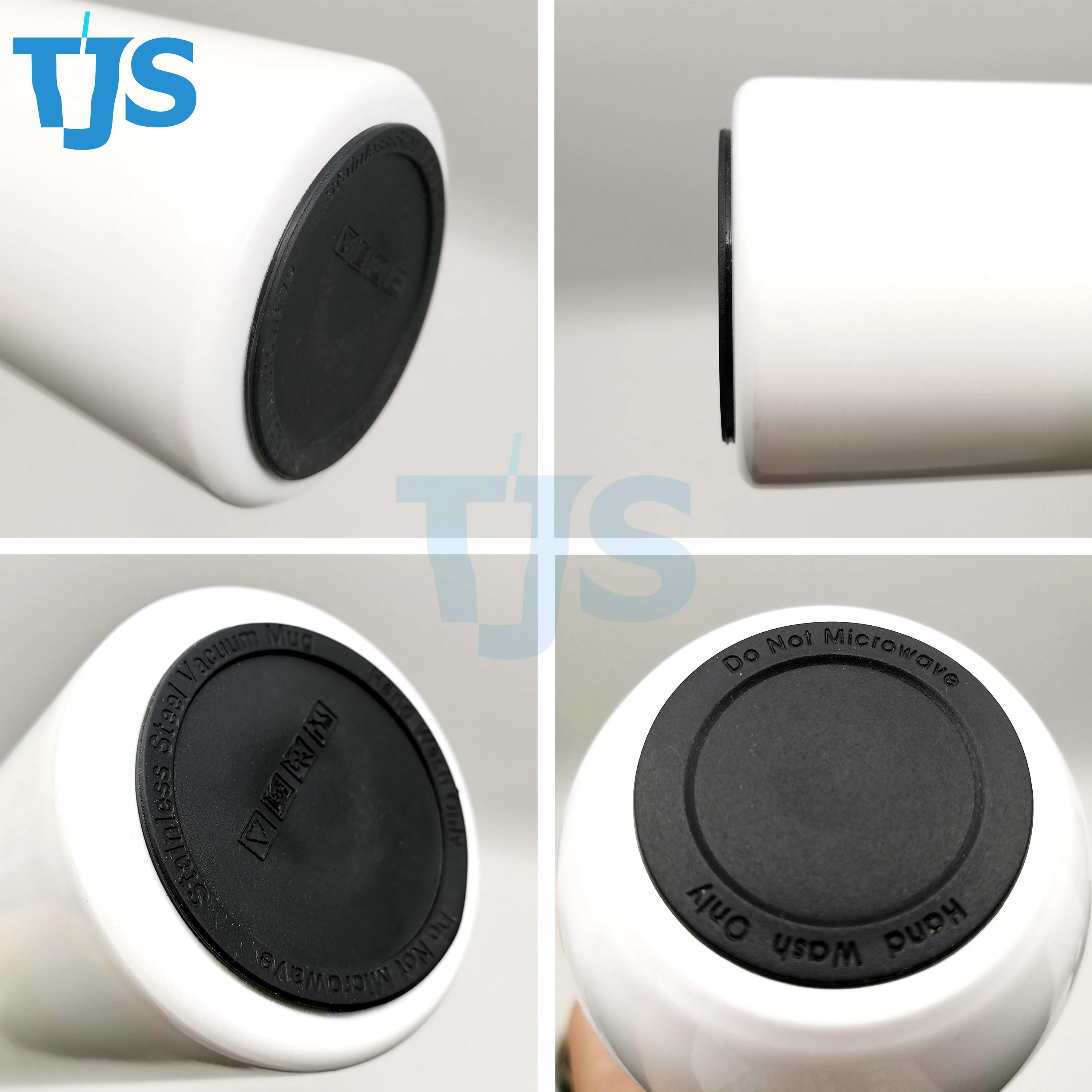 TJS 50mm 58mm Silicone Coaster Rubber Bottoms Protective Non-Slip For 20oz 30oz Skinny Straight Sublimation Tumbler Wine Mug