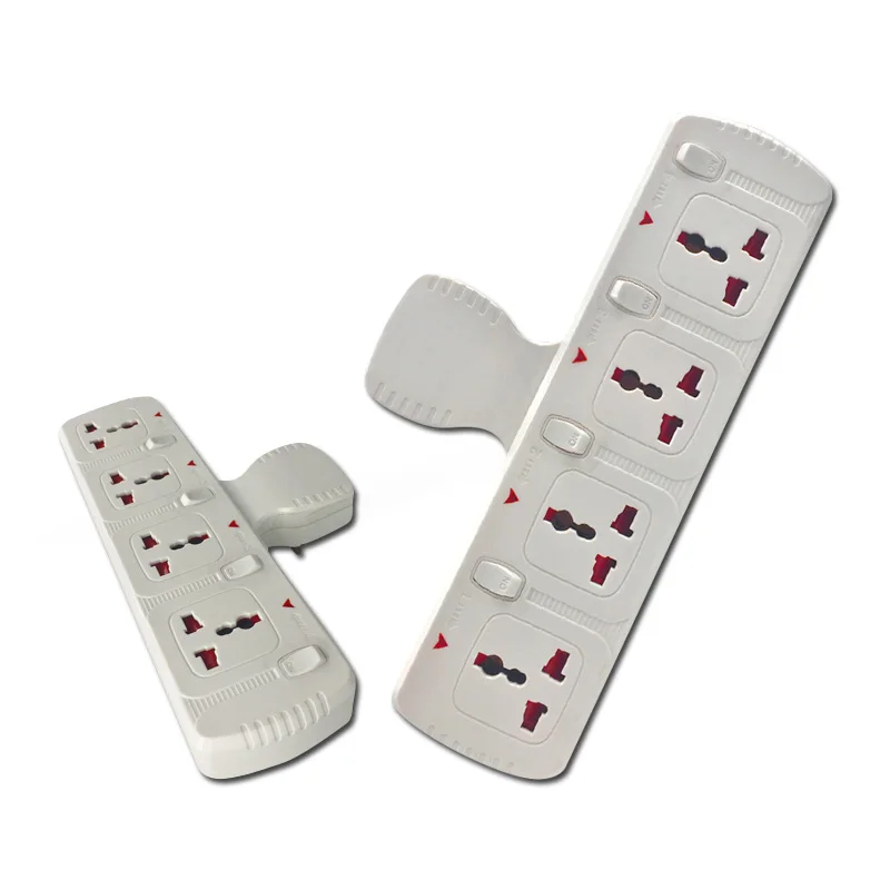 T type socket outlet from 13A to 4way multi socket with switch and light extension socket