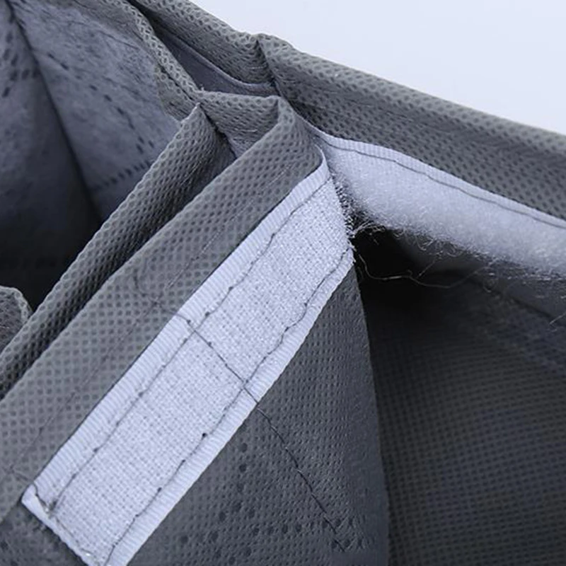 Premium 30 compartments no cover underwear tie storage box bamboo charcoal fiber clothing organizer