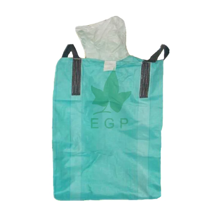 EGP 1 Ton Container pp Woven Construction Cement Baffle Jumbo Bulk Bag 2 Super Mining Sack Fibc Bigbag 1000kg