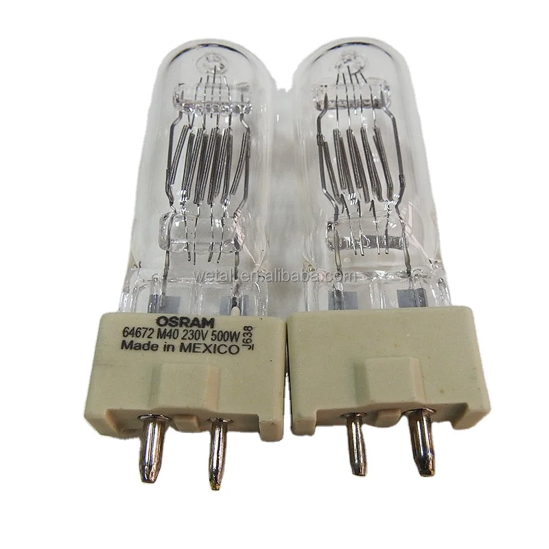 Original New  230V500W 64672 GY9.5 Film and Television Stage Photography Light Bulb NAED 54951