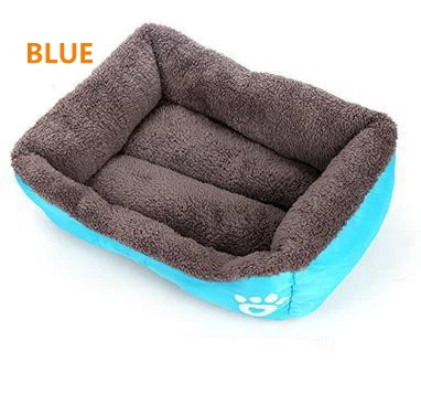 Двухсторонняя многофункциональная плюшевая кровать для питомцев на все случаи погоды подушка собак