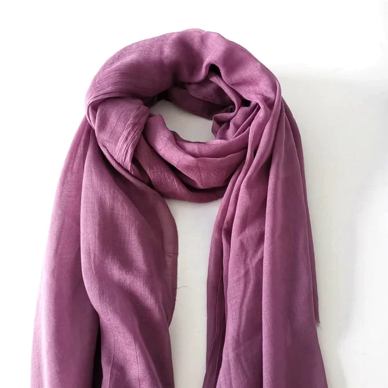 super thin soft smooth  hijia  scarf muslim shawl plain dyed 51 color in total with high quality