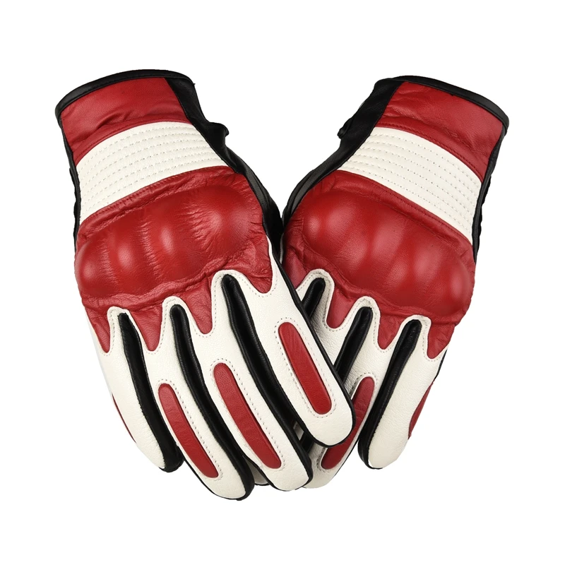 Factory price motorcycle hand gloves leather for winter motorcycle