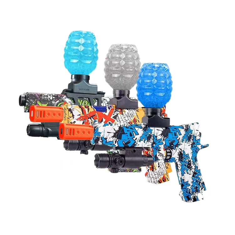 M416 P90 Akm47 Water Gel Beads Blaster Outdoor Toy Gel Water Ball Gun Bullet Gel Blaster Gun Electric