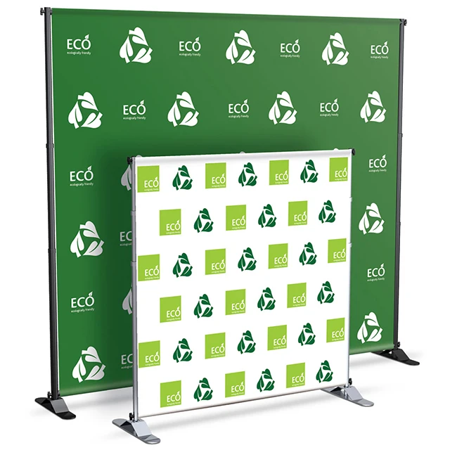 Custom Step and repeat Large Format portable Heavy duty backdrop banner stands