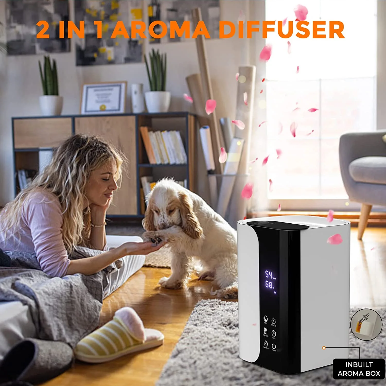Intelligent Air Humidifier WiFi Digital Control Top Filling Water Aroma Diffuser Umidificador Cool Mist Humificadores
