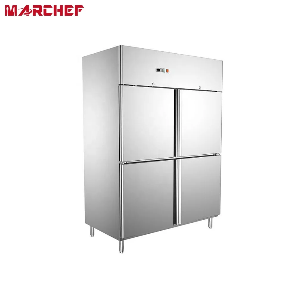 CE professional restaurant stainless 2 door beverage commercial refrigeration equipments