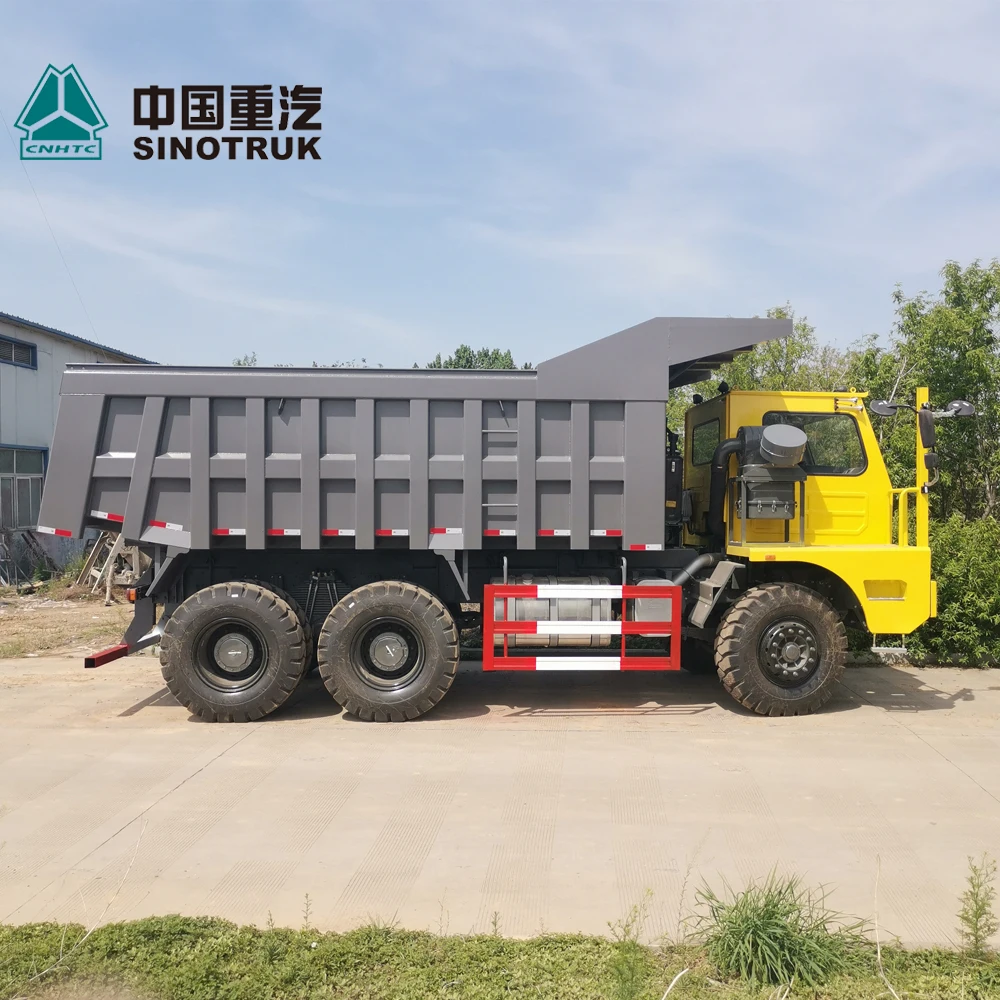 SINOTRUK Howo Series Mining King 371hp 420hp Low Price Off Road Mining Dump Truck 70T Payload Chinese Truck  For Sale