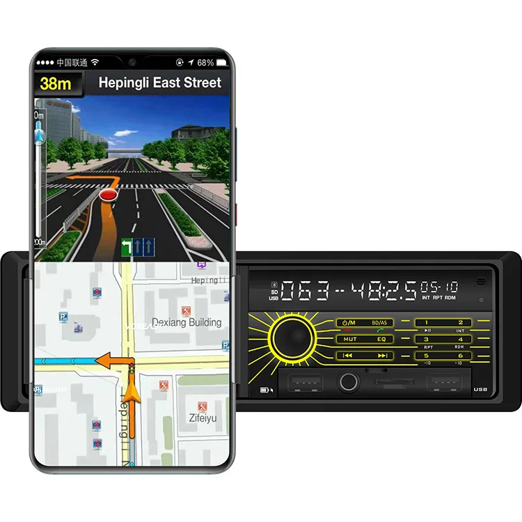 Hot Sale 1 Din Detachable Panel Car Stereo Audio Single Din MP3 Car Radio Player