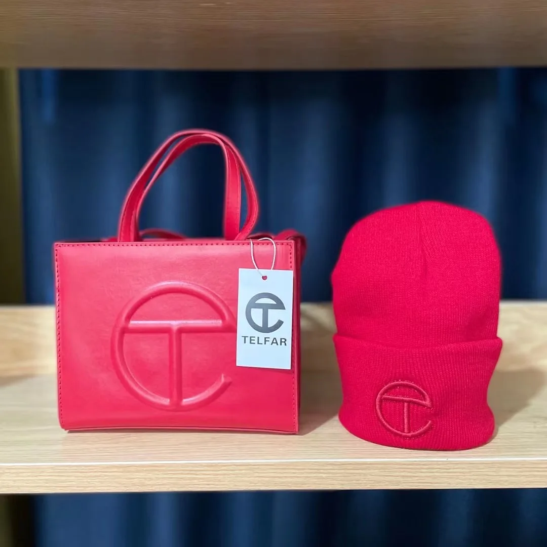 2021 black people brand telfar bag set custom large telfar bag and hat set ugh telfar handbags