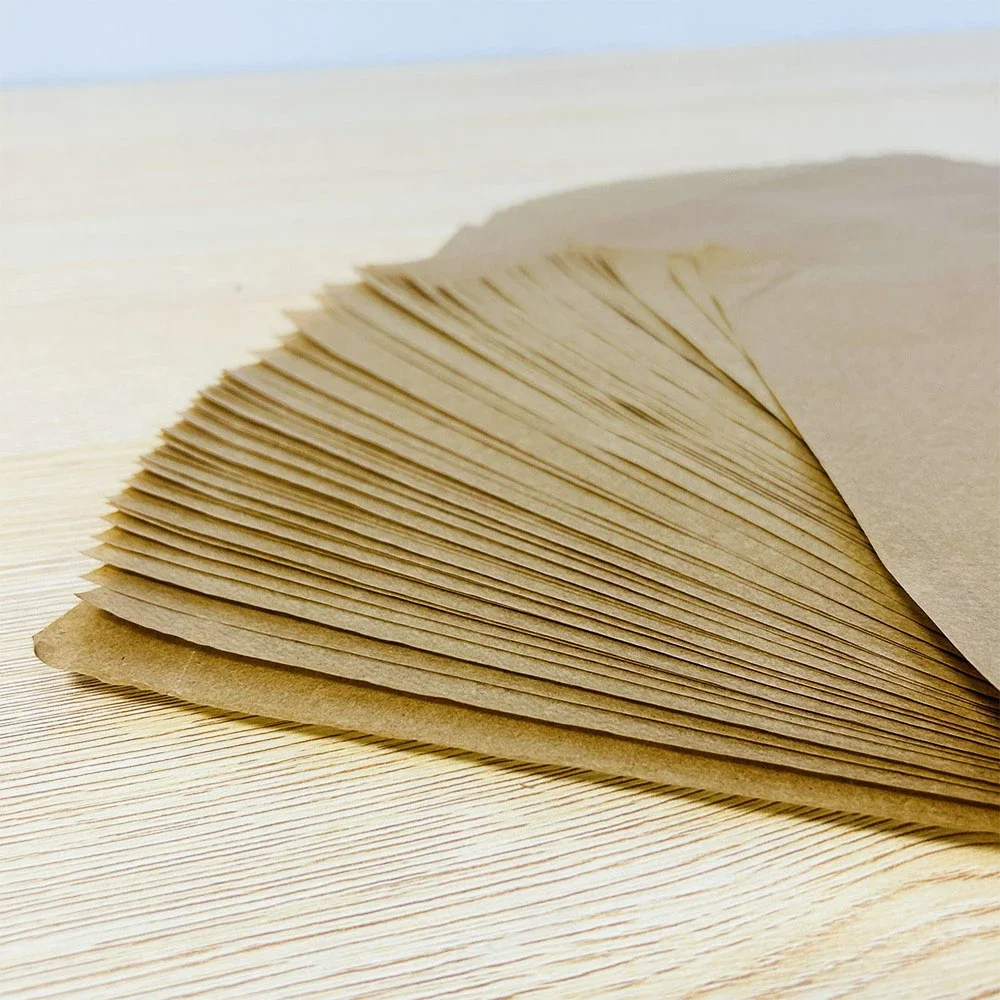 Disposable Silicone Greaseproof Paper Waterproof and Oil-Proof Leakproof Paper Fries Square 260*260mm Kitchen