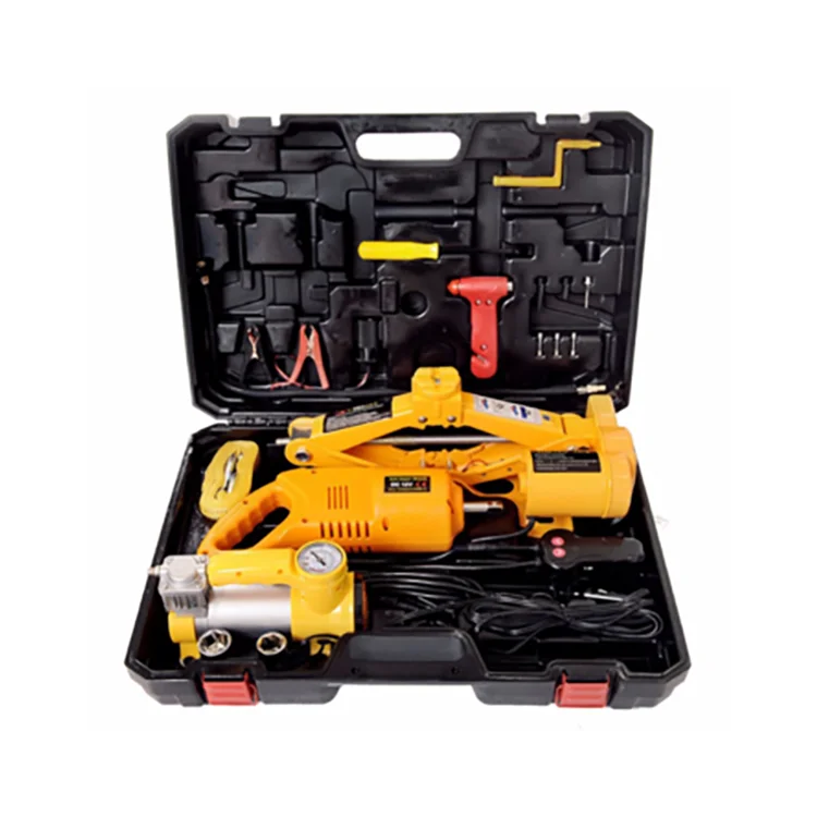 
Electric Scissor Jack with Impact Wrench Set 