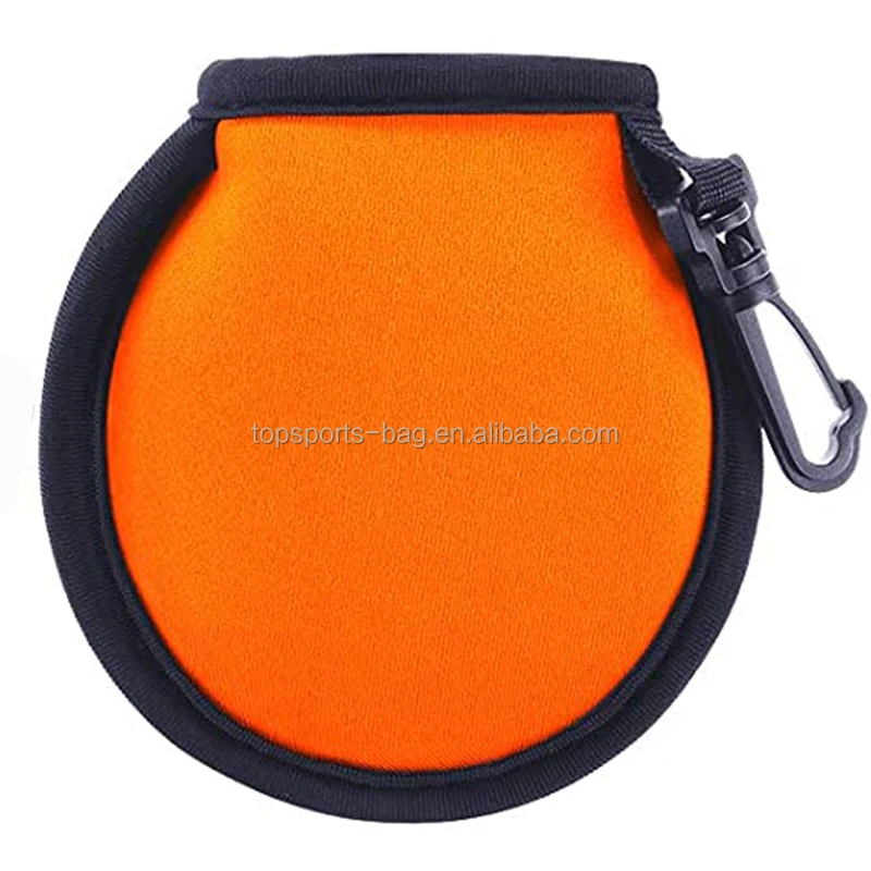 Blank Neoprene Portable Pocket Golf Ball Washer Pouch Golf Ball Cleaner Pouch