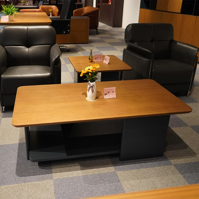 Office Desk Modern Coffee Table Wood Desktop Tea Table for Living Room Office