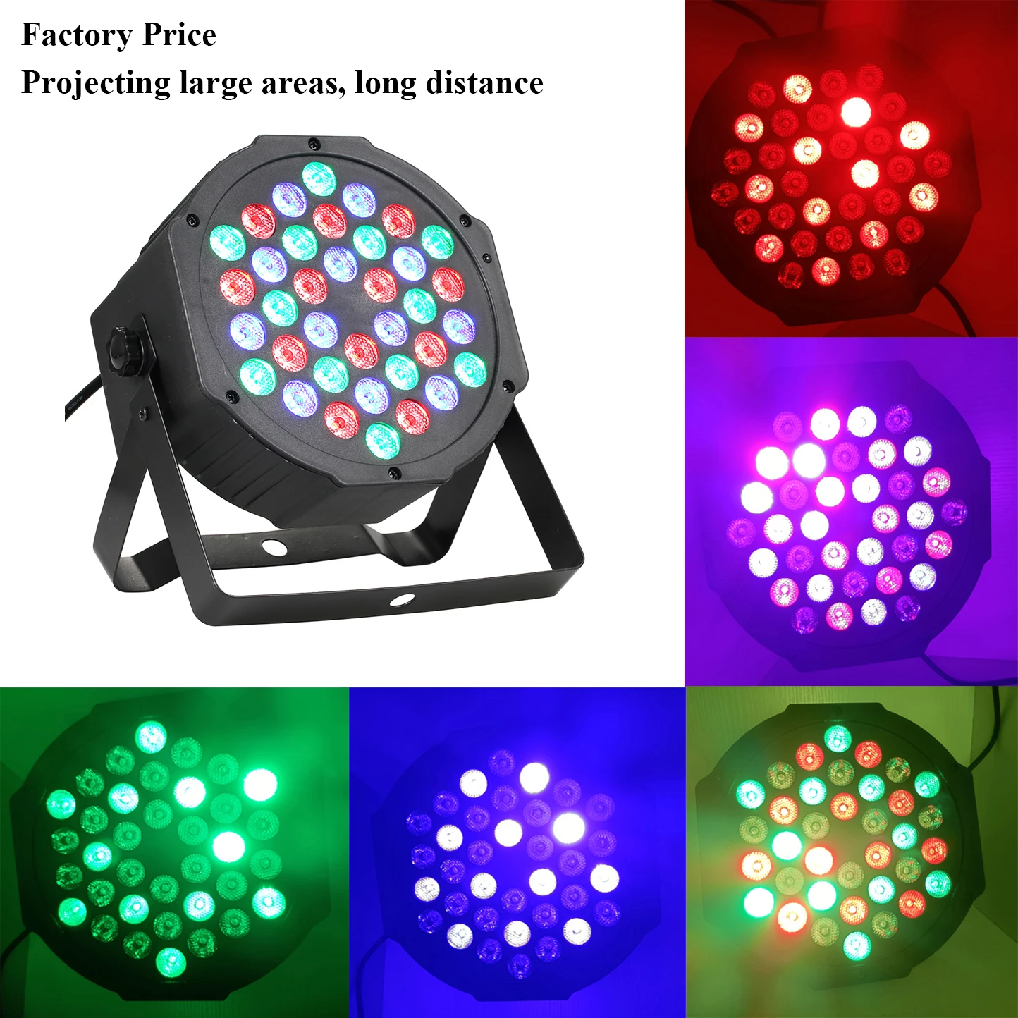 DMX Control 36*1W Par Lights LED RGB Par Can Stage Light DJ Disco Par Matrix LED Light