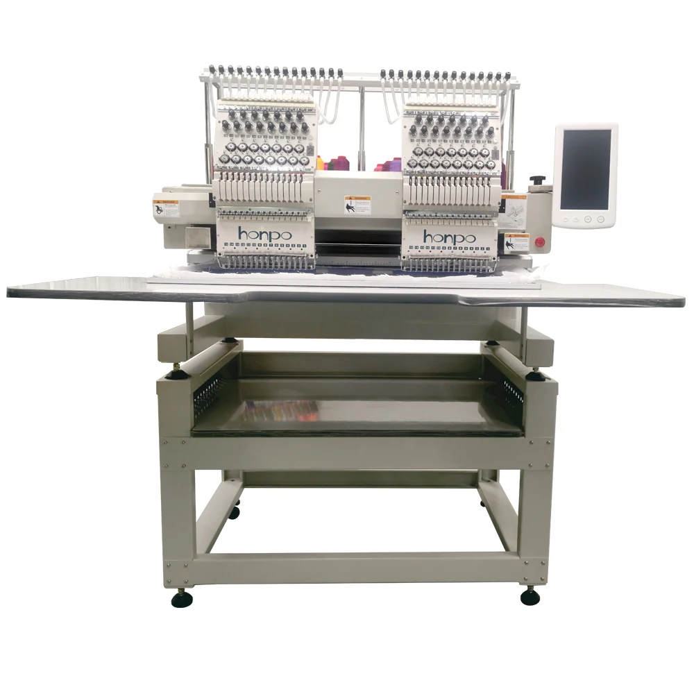 Full Automatic  High Quality 2 head machine embroidery 15 Needles computer embroidery machine
