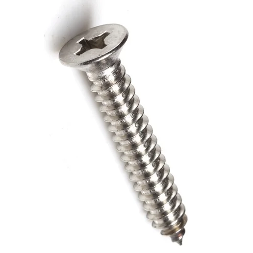 Wood Drywall Screw Flat head Nickel plated self tapping screw Csk Phillips head self tapping screw