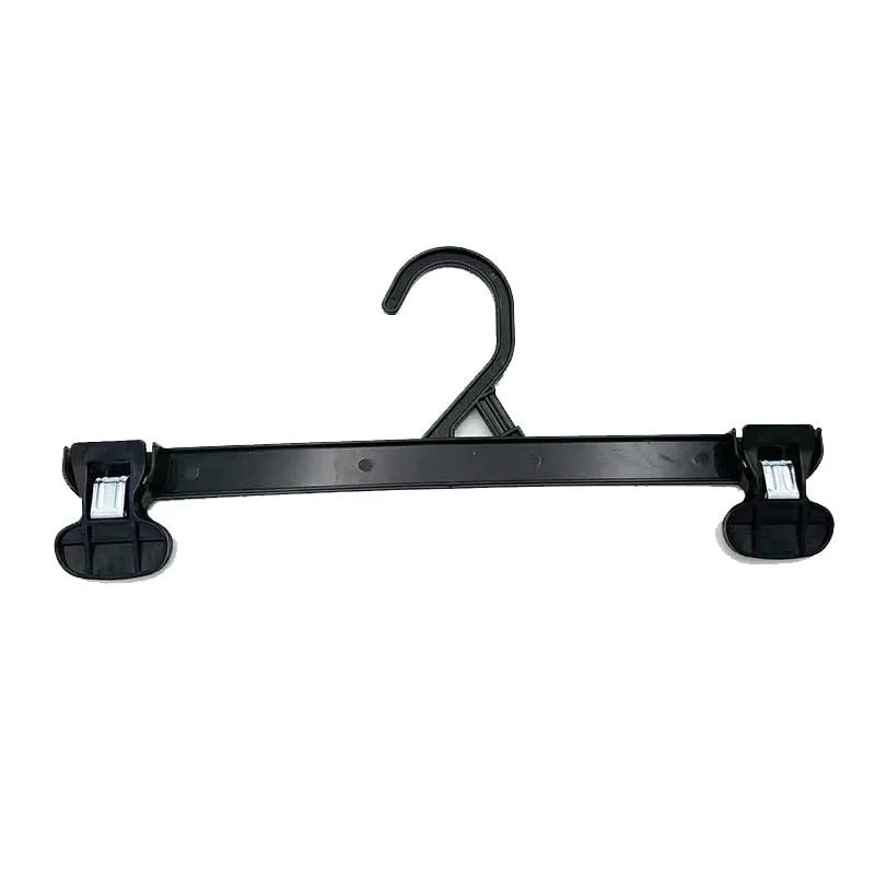 custom High Quality adult Skirt black Plastic Clothes Bottom With Clip Pant Hanger