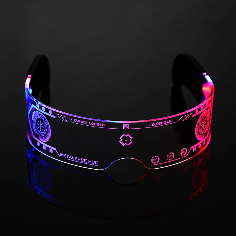Pretty Custom Logo Light Up Toys Fashion Cool Flashing Led Glasses Party Favors Luminous Party Glasses Led Party Glasses for Kid