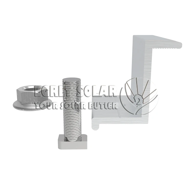 Solar panel roof solar mounting bracket clamp end clamp for solar mounting system