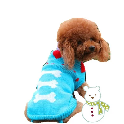 Рождественский костюм кошки маленького размера, Рождественский праздничный флисовый шерстяной свитер для домашних животных