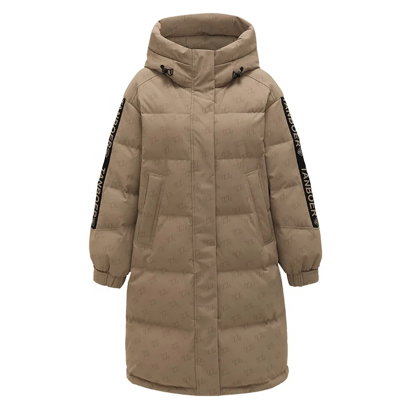 Stock fashion american clothes custom puffer jacket womens coats down jacket women