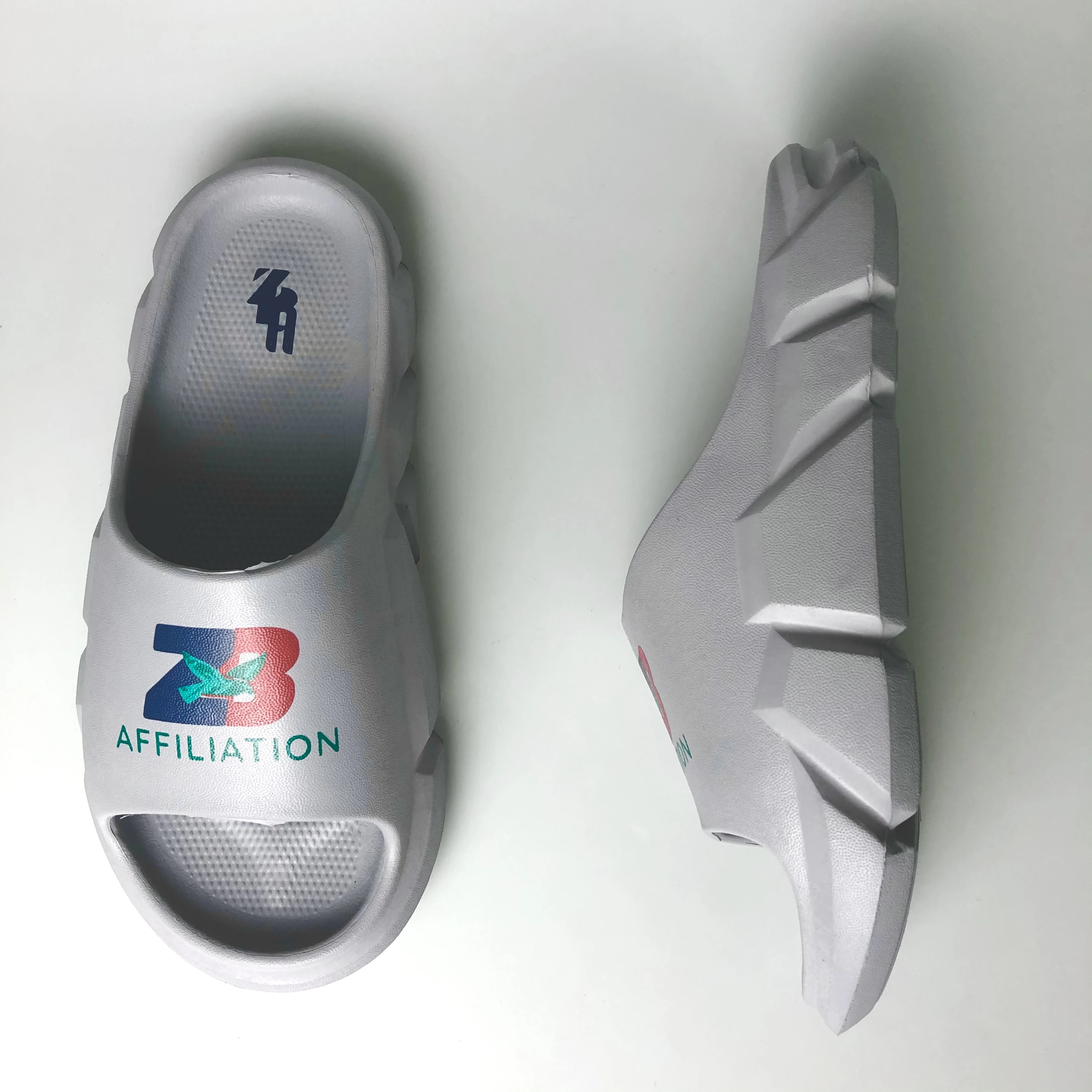 Foam Slides Logo Slippers Brand Wholesale Slide Custom Eva Foam Sports Slippers