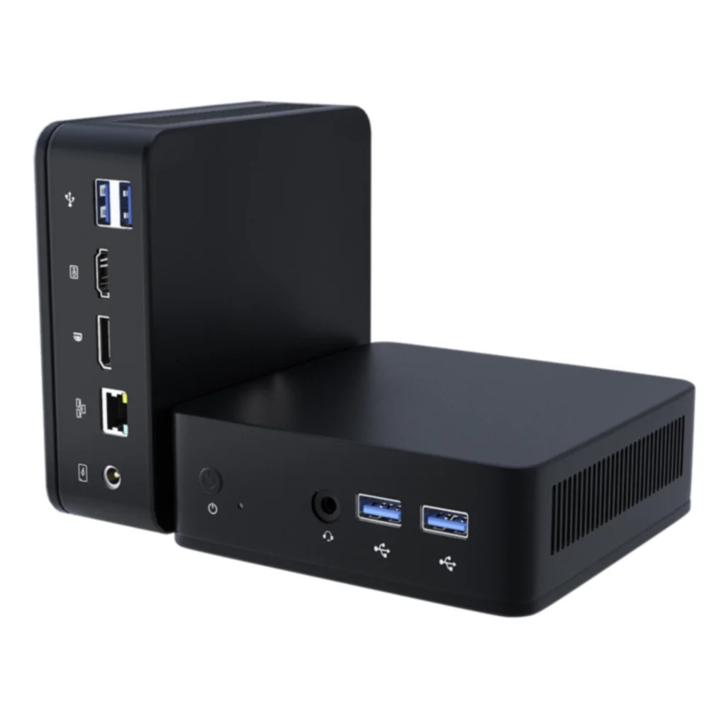 Factory cheapest  GK mini gaming computer J4125 8GB SSD 128GB M2 SATA SSD Memory Wins10 OS DDR4  Mini PC GKmini