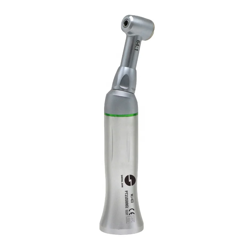 Dental Low Speed Ratio Push Button Contra Angle 64:1 Reduction Contra Angle  Dental  Reduction Handpiece