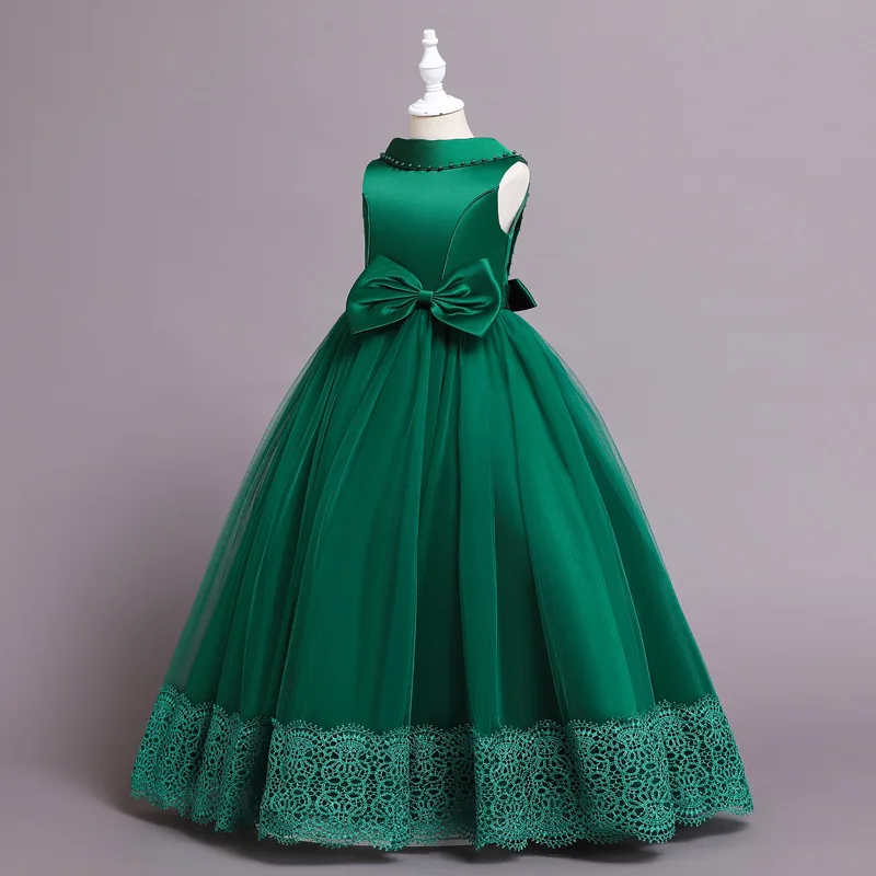 Outong Yoliyolei 2022 Голливуд вечернее платье принцессы длинные платья для подружки невесты Сетчатое пианино рождественское Цветочное девушки/