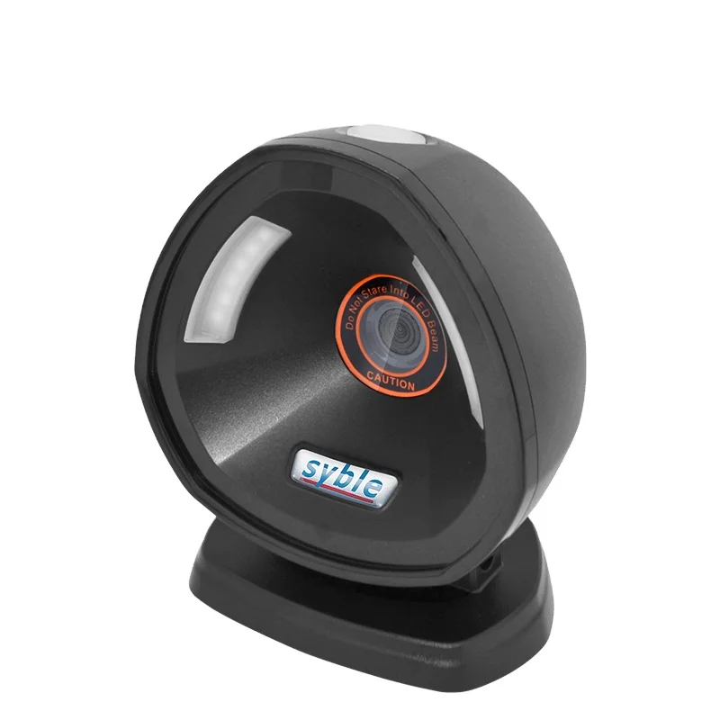 XB-PS60H Syble Factory Price Desktop 1D 2D Omnidirectional Barcode Scanner QR Code Scanner