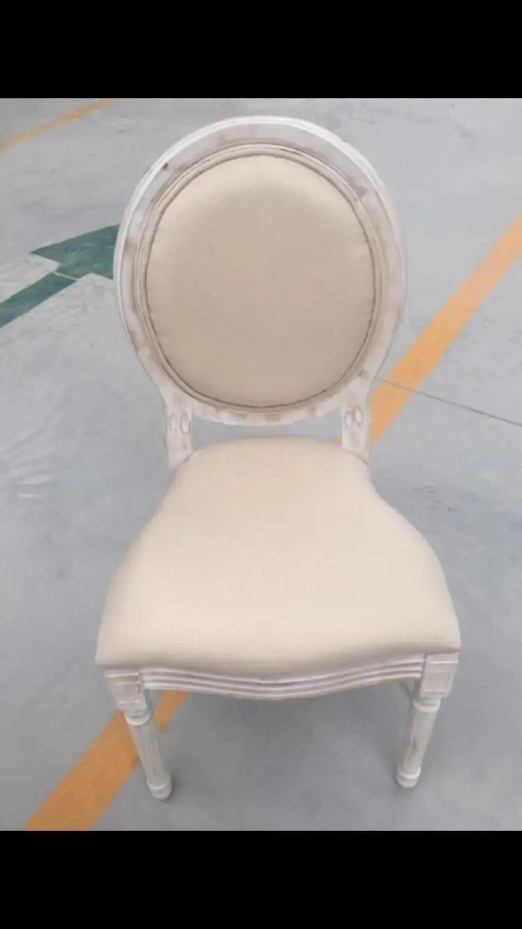 Wooden Event Vintage Banquet Ghost Wooden Chairs with Removed Cushion and Rattan Back