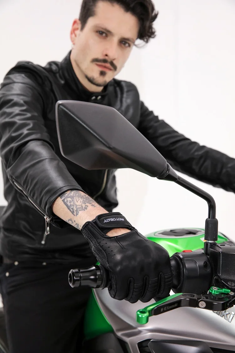 Оптовая продажа, удобные мотоциклетные черные перчатки для езды на мотоцикле с возможностью нанесения логотипа на заказ