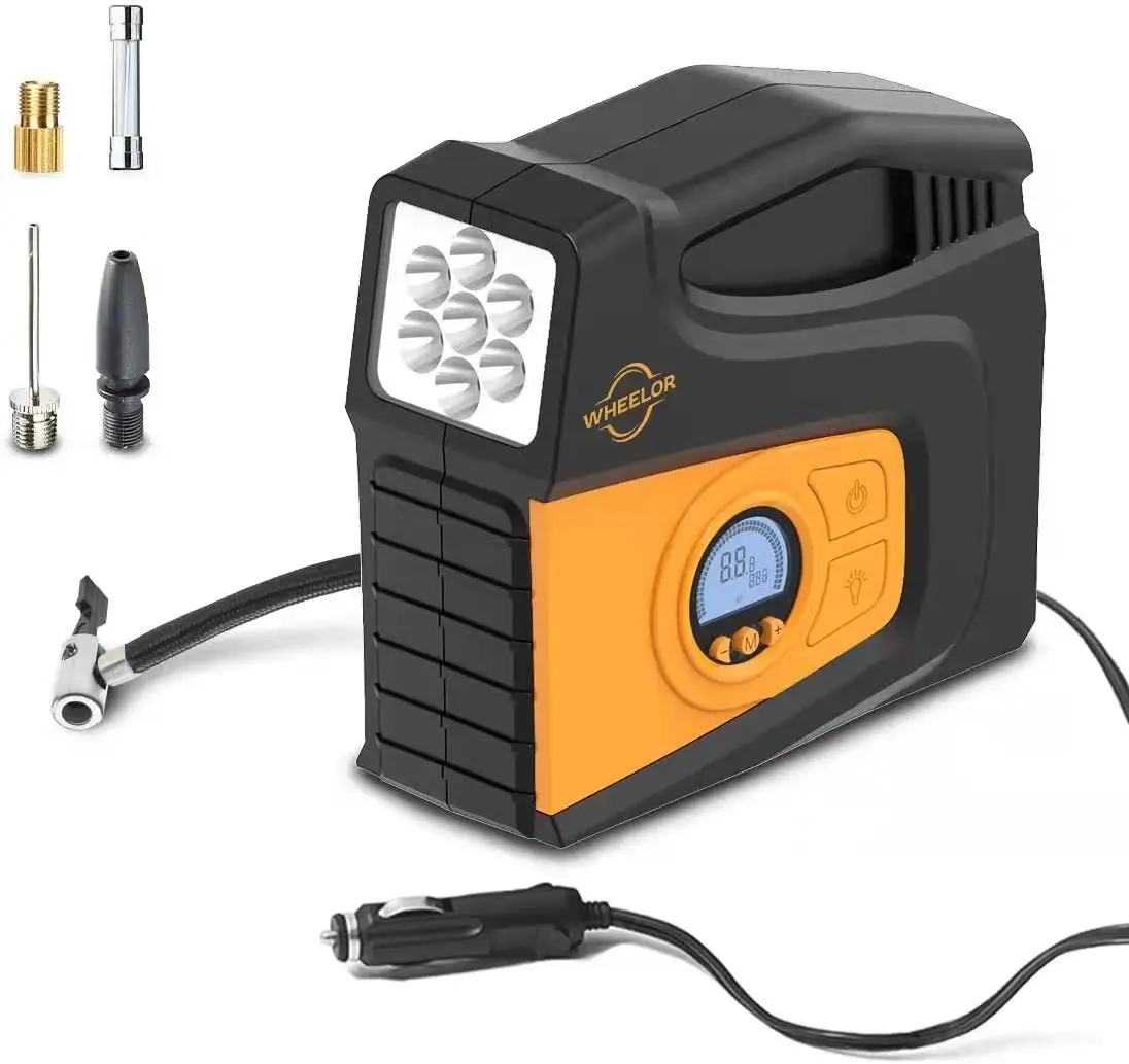 Digital Auto Pump Portable Air Compressor US Inventory Ready Tire Inflator