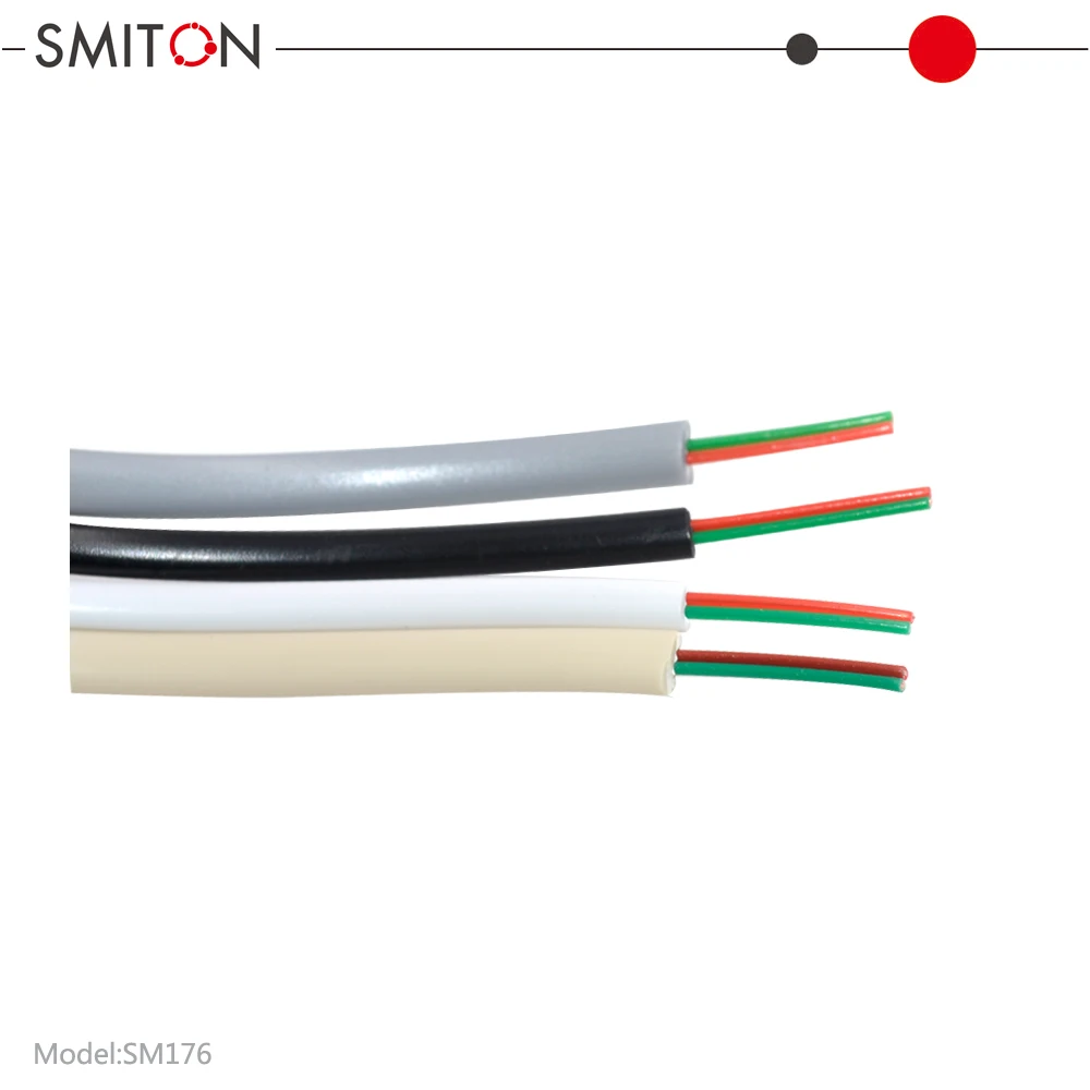 100 м/рулон 28/24/26AWG 6P2C патч-корд 2 ядра rj11telephone плоский