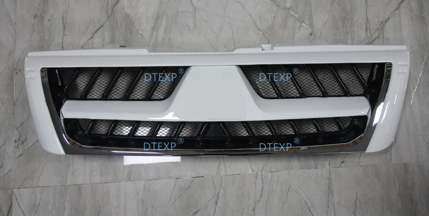 1 шт. Решетка переднего бампера для Pajero V73 V75 V77 бампер сетка Montero 2003-2006 с росписью белый или серебристый